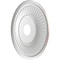 Ekena Millwork Berkshire PVC Medallion (Canopies up to 8 3/8"), 19"OD x 3 1/2"ID x 1"P, Metallic Champagne Pink CMP19BEFCP - alternate 4